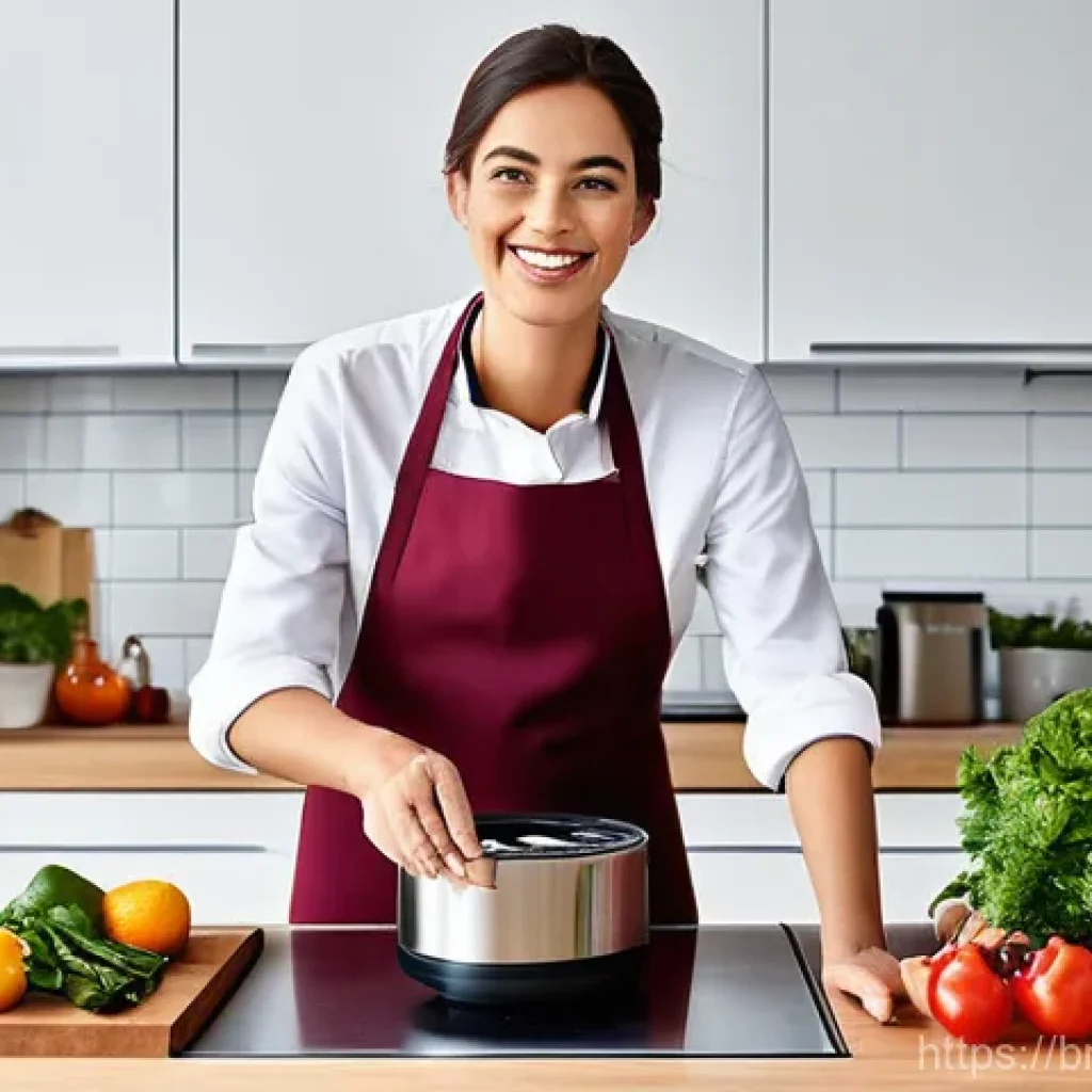 주방 기기와 식자재의 상관관계 - **Prompt 1: A Modern Culinary Hub**
    "A brightly lit, contemporary kitchen with sleek, stainless ...